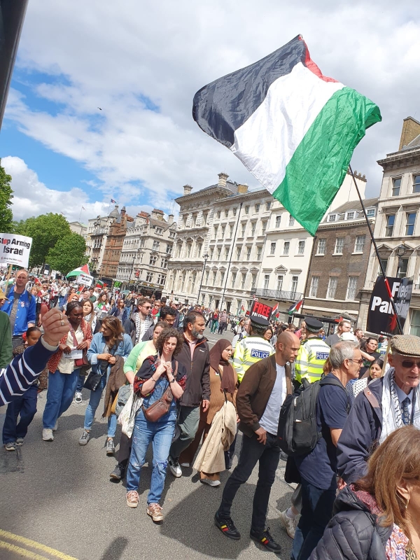 لندن.. مئات الآلاف يتظاهرون دعما لغزة