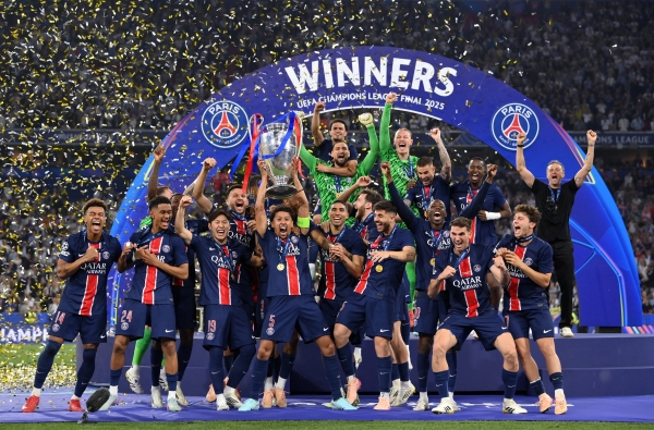 باريس سان جيرمان يفوز بلقب دوري أبطال أوروبا للمرة الأولى في تاريخه